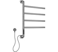 Полотенцесушитель электрический ALLEN BRAU 7.33000-BN LIBERTY T нерж.сталь 304, пульт, 683х489мм,браш.никель (355008) 00355008