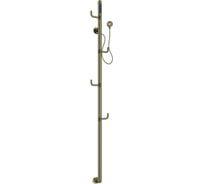 Полотенцесушитель электрический ALLEN BRAU 7.33001-GB LIBERTY L нерж.сталь 304, пульт, 1659х182мм, браш.зол (355015) 00355015