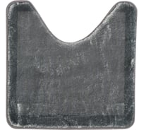 Коврик для ванной комнаты и туалета Vidage черный, кашемир, номер 7, 45x45 см 1359003