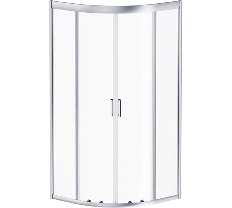 Душевой уголок Damixa Skyline Round 90x90x190, профиль матовый хром, стекло прозрачное DX35WG-301-090MT