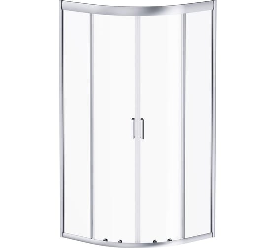 Душевой уголок Damixa Skyline Round 90x90x190, профиль матовый хром, стекло прозрачное DX35WG-301-090MT