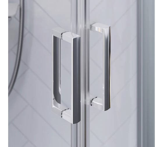 Душевой уголок Damixa Skyline Round 90x90x190, профиль матовый хром, стекло прозрачное DX35WG-301-090MT
