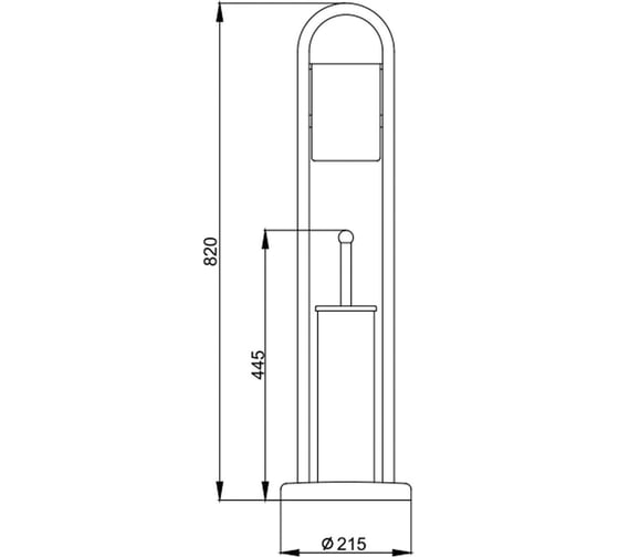 Ёршик с бумагодержателем Frap F903 514746