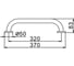 Прямой поручень Frap F1718 F302 514863 2