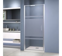 Душевая дверь RGW 90x200 SV-05-2 хром/матовая смарт линия/8 мм (Easy) 703205209-181