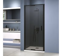 Душевая дверь RGW 100х200 SV-05-2-B Чёрный/Тонированное(серое)/8 мм (Easy) 703205210-34