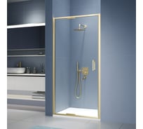 Душевая дверь RGW 100х200 SV-05-2-Gb Золото браш/Прозрачное/8 мм (Easy) 703205210-16