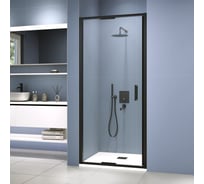 Душевая дверь RGW 80х200 SV-05-2-B Чёрный/Прозрачное/8 мм (Easy) 703205208-14