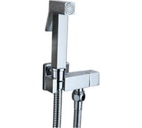 Гигиенический набор металл, хром, с краном/квадрат, в упаковке KAISER SH-349