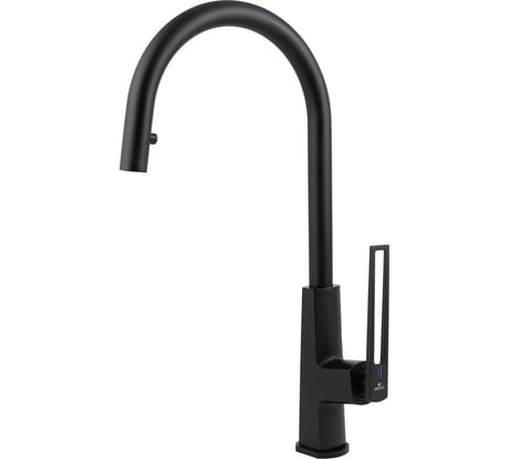 Кухонный смеситель KAISER Merkur выдвижной излив O35 Sedal, Black Matt 27166-2