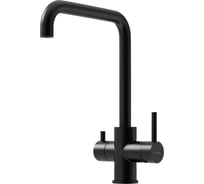 Смеситель для кухни Sancos Vela с возможностью подключения фильтра для воды, цвет черный матовый, арт. SC4013MB