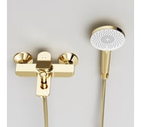 Смеситель для ванны/душа AM.PM X-Joy душ.набор, золото F85A15099
