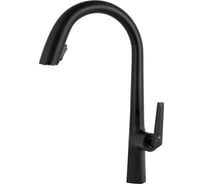 Кухонный смеситель KAISER Strike выдвижной излив O40 Black Matt 09066-2
