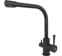 Смеситель для кухни KAISER Merkur боковой, под фильтр O40 черный мрамор-308 26044-12