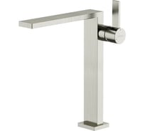 Смеситель для раковины высокий Sancos Linn, брашированный никель, PVD покрытие SC9020BN