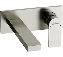 Смеситель для раковины Sancos Studio с внутренней частью, брашированный никель, PVD покрытие SC9017BN