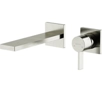 Смеситель для раковины Sancos Linn с внутренней частью, брашированный никель, PVD покрытие SC9021BN