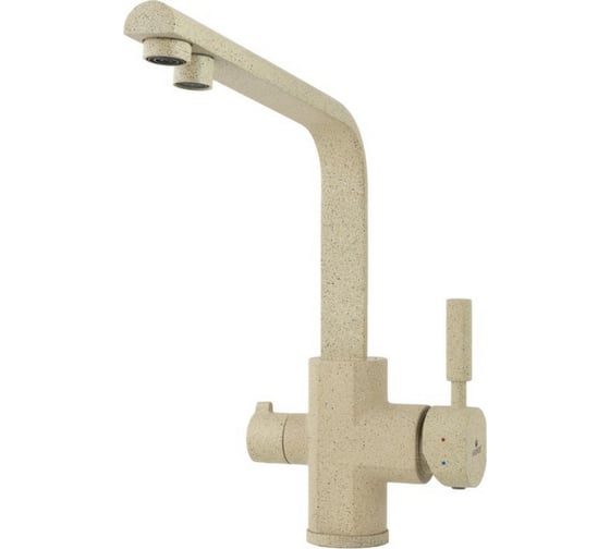 Смеситель KAISER Decor кухня боковой под фильтр O35 песочный-302 40144-16