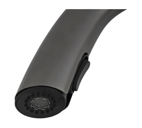 Кухонный смеситель KAISER Strike выдвижной излив ф40 Gunmetal 09066-15