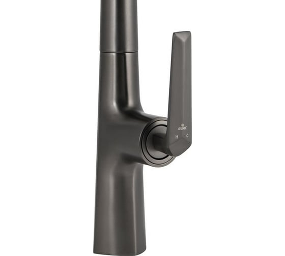 Кухонный смеситель KAISER Strike выдвижной излив ф40 Gunmetal 09066-15