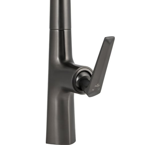 Кухонный смеситель KAISER Strike выдвижной излив ф40 Gunmetal 09066-15