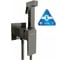 Смеситель с гигиенической лейкой MIXLINE 25k ML31-082GR Ray встраиваемый ГРАФИТ 556671 3