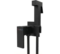 Смеситель с гигиенической лейкой MIXLINE 25k ML31-082BL Ray встраиваемый ЧЕРНЫЙ 556674