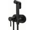 Смеситель с гигиенической лейкой MIXLINE 25k ML31-085BL Ray встраиваемый ЧЕРНЫЙ 556675 1