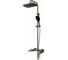 Система душевая MIXLINE ML2409GR, излив, лейка 3 позиции, тропический душ, графит 557896 1