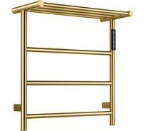 Полотенцесушитель электрический с полкой Wonzon & Woghand BONN, Брашированное золото WW-AL402-BG
