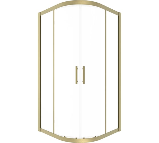 Душевой угол Timo TPSS-90/17C-8, раздвижной, 900×900×2000 мм, профиль мат золото, стекло прозрачное 8 мм T44 1