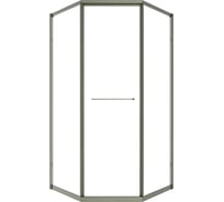 Душевой угол Timo TTSS-100/13C-8L, раздвижной, 1000×1000×2000 мм, профиль никель, стекло прозрачное 8 мм T33L