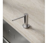 Дозатор для кухонной мойки Sancos объем 500 мл, цвет брашированный никель, арт. SC40100BN