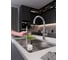 Смеситель кухонный с дозатором Oulin OL - 8018 Matt Gold, арт. ФР-00005177 3