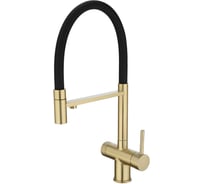 Смеситель кухонный EMAR ЕС - 7024 Matt Gold