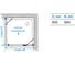 Душевое ограждение AQUATON Lax R квад 90х90х200, 1AX018SSXX000 3