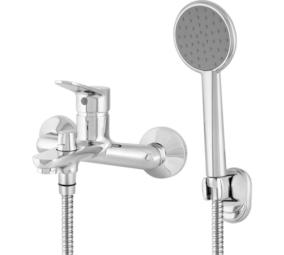 Смеситель однорычажный для ванны Mix&Fix Дельта 2901, с аксессуарами, картридж Ø35 мм тов-228247