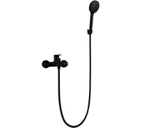 Смеситель для ванны TSARSBERG с душем, черный матовый См-ВОРНШлА TSB-23B-01