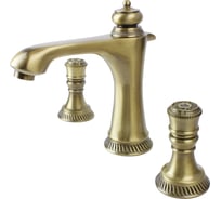 Смеситель BRONZE DE LUXE ROYAL на 3 отверстия, бронзовый 21383