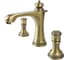 Смеситель BRONZE DE LUXE ROYAL на 3 отверстия, бронзовый 21383 1