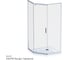 Душевое ограждение AM.PM Gem 5-corner Pivot 90x90, стекло прозрачное, профиль матовый хром W90G-405-090MT 11