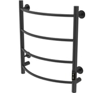 Электрический полотенцесушитель TERMOsmart Глория 500x600 мм, 4 перекладины, черный матовый GR50/60BKE