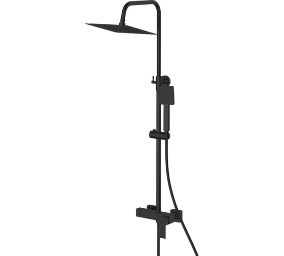 Настенная душевая система RUSH Thira черная TR3635-40Black