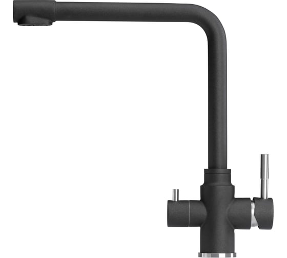 Смеситель для кухонной мойки RUSH с фильтром MS9035-33Black 1