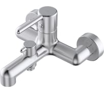 Cмеситель для ванны IDDIS Aiger с душевыми аксессуарами, хром матовый AIGBC00i02