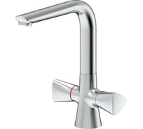 Смеситель для кухни RUSH Andros с поворотным изливом, высокий, хром AN2435-22 AN2435-22