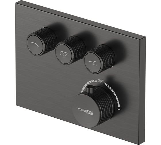 Термостатический смеситель для ванны и душа WasserKRAFT Wiese 8458 Thermo 1