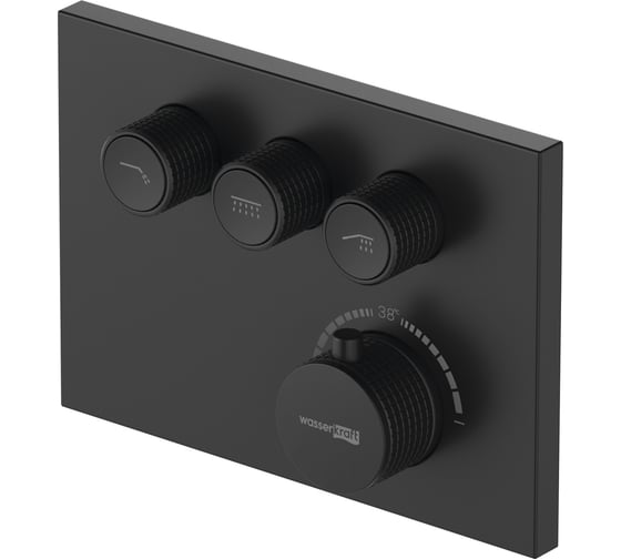 Термостатический смеситель для ванны и душа WasserKRAFT Elbe 7458 Thermo 1