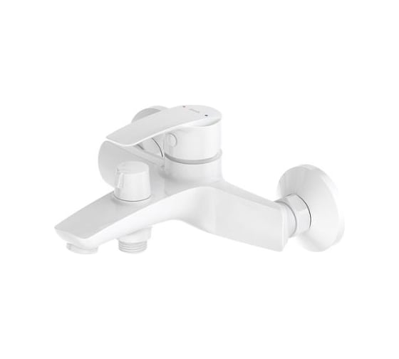 Смеситель для ванны матовый белый IDDIS Ray RAYWT02i02WA 1