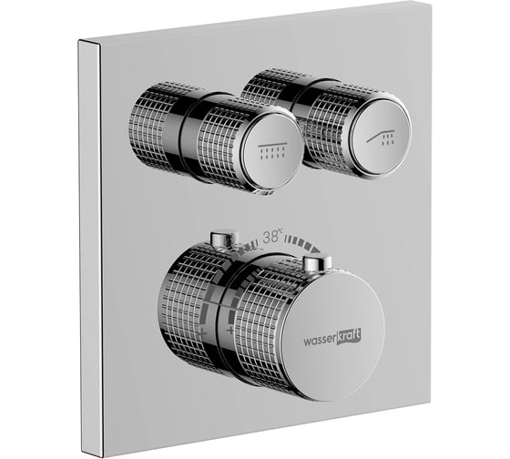 Термостатический смеситель для ванны и душа WasserKRAFT Dinkel 5848 Thermo 1